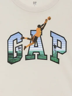 Blanc Football - T-shirt graphique Gap (4-13ans)