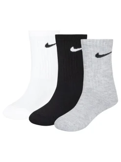 Blanc gris noir - Nike Chaussettes Lot Little Kids 3