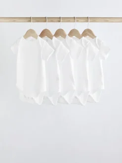 Blanc indispensable - Manches courtes Bodysuits