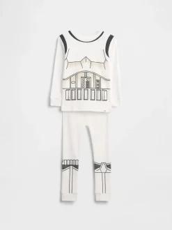 Blanc motif Stormtrooper - Pyjama Gap Star Wars 100% coton brossé (6mois5ans) (6mois à5ans)