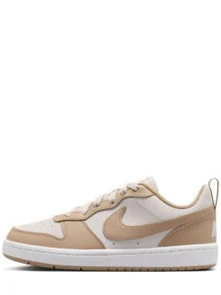 Blanc naturel - Baskets basses Nike Youth Court Borough