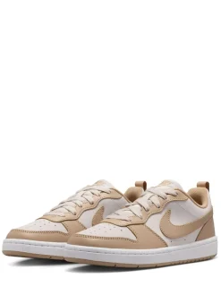 Blanc naturel - Baskets basses Nike Youth Court Borough