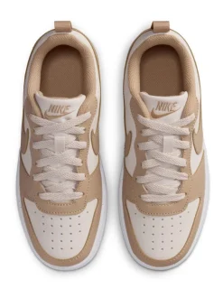 Blanc naturel - Baskets basses Nike Youth Court Borough
