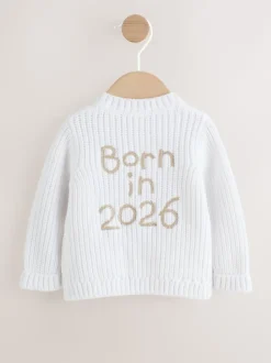 Blanc nées en 2026 - Cardigan Bébé