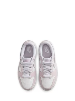 Blanc violet clair - Nike Junior Dunk Low Trainers