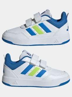 Blanc/Bleu - adidas Tensaur Sport 3.0 Baskets enfant