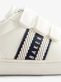 Blanc/Bleu - Baskets à ruban de marque Baker by Ted Baker garçon