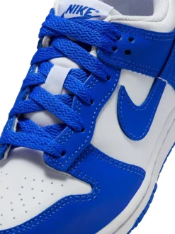 Blanc/bleu hyper royal - Nike Junior Dunk Low Trainers