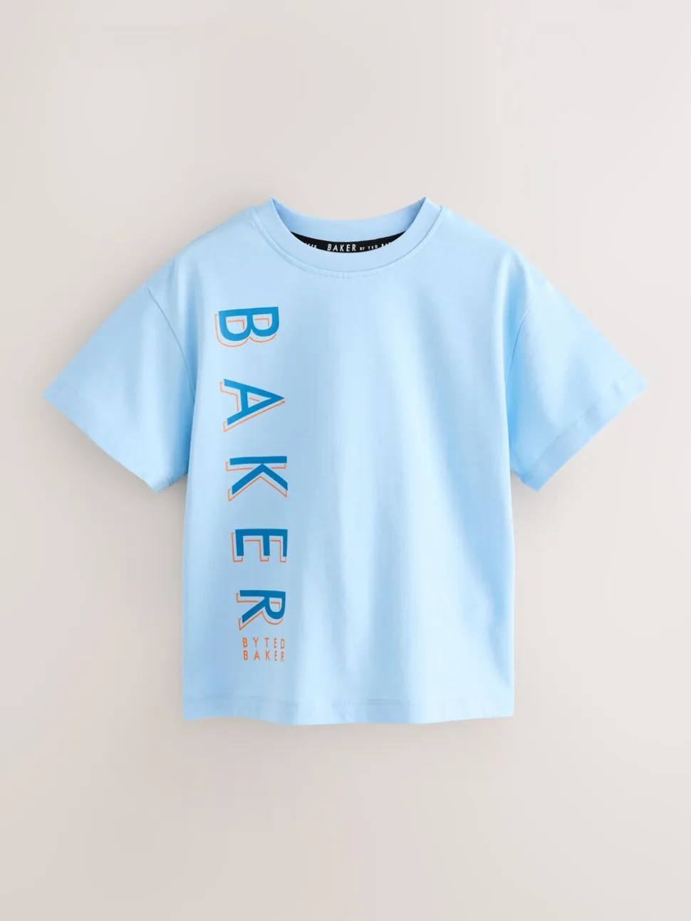 Blanc/bleu/bleu marine - Lot de t-shirts Baker by Ted Baker Graphic Imprimé 3 Lot