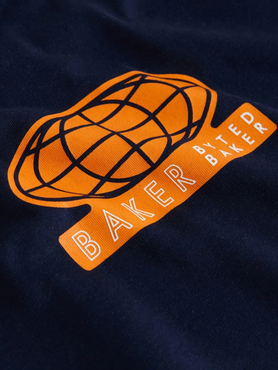 Blanc/bleu/bleu marine - Lot de t-shirts Baker by Ted Baker Graphic Imprimé 3 Lot