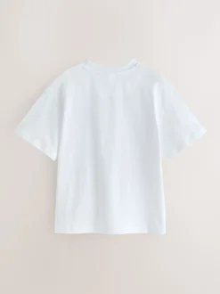 Blanc/bleu/gris - Lot de t-shirts Baker by Ted Baker Graphic Imprimé 3 Lot