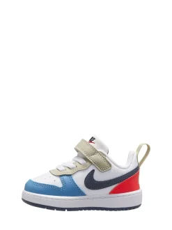 Blanc/bleu/rouge - Baskets Nike Infant Court Borough Low Recraft