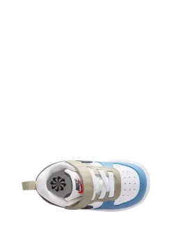 Blanc/bleu/rouge - Baskets Nike Infant Court Borough Low Recraft