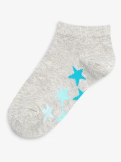 Blanc/Gris - Paquet de chaussettes de sport en coton riche 7