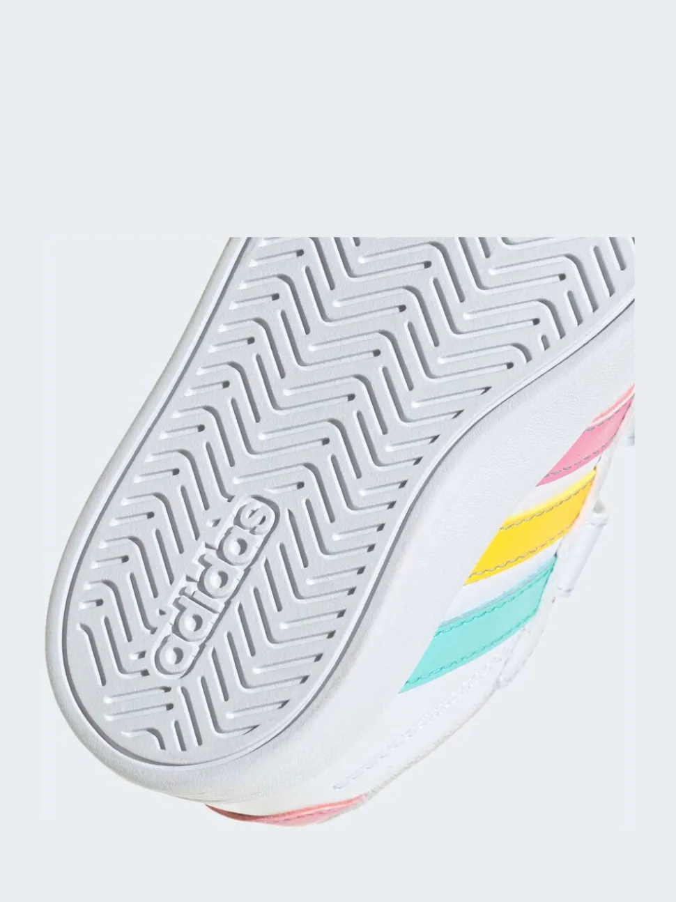blanc/multicolore - adidas Grand Court 3.0 Baskets bébé