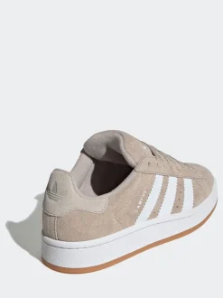 Blanc/Neutre - Baskets Adidas Original Campus 00s Lace Junior