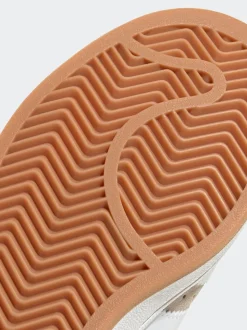 Blanc/Neutre - Baskets Adidas Original Campus 00s Lace Junior