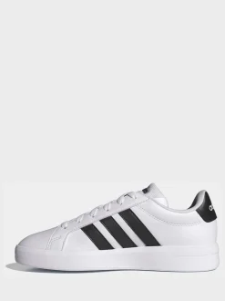 Blanc/Noir - adidas Grand Court 3.0 Baskets junior