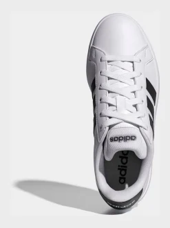 Blanc/Noir - adidas Grand Court 3.0 Baskets junior