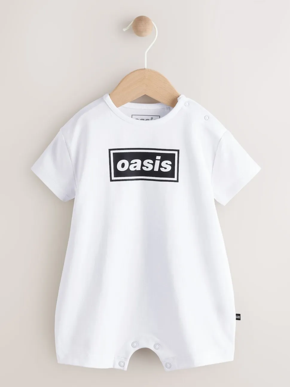 Blanc/Noir - Barboteuse Band bébé