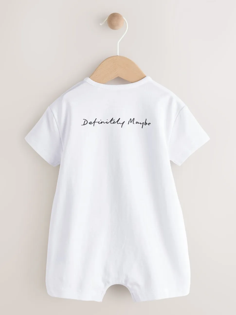 Blanc/Noir - Barboteuse Band bébé