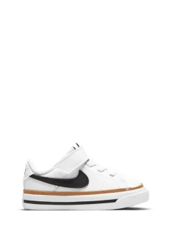 Blanc/Noir - Baskets Nike Infant Court Legacy