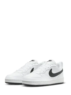 Blanc/Noir - Baskets Nike Youth Court Borough Low Recraft