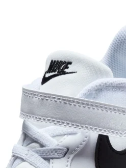 Blanc/Noir - Nike Baskets Junior Court Borough Low Recraft