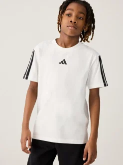 Blanc/Noir - T-shirt adidas Essentials enfant