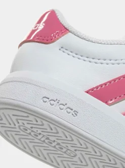Blanc/Rose - adidas Grand Court 3.0 Baskets bébé
