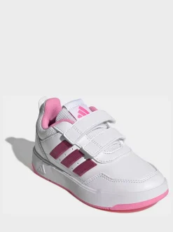 Blanc/Rose - adidas Tensaur Sport 3.0 Baskets enfant