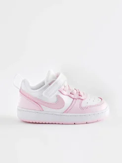 Blanc/Rose - Baskets Nike Infant Court Borough Low Recraft