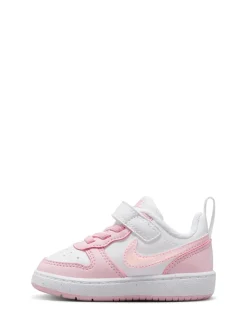 Blanc/Rose - Baskets Nike Infant Court Borough Low Recraft