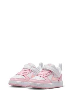 Blanc/Rose - Baskets Nike Infant Court Borough Low Recraft