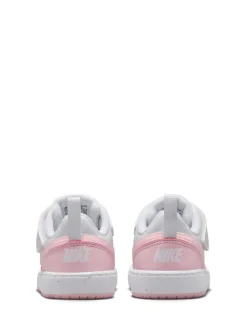 Blanc/Rose - Baskets Nike Infant Court Borough Low Recraft