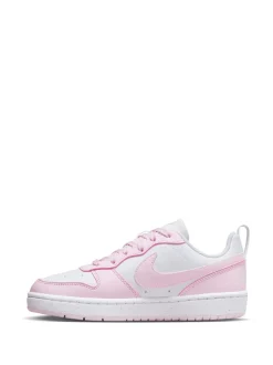 Blanc/Rose - Baskets Nike Youth Court Borough Low Recraft