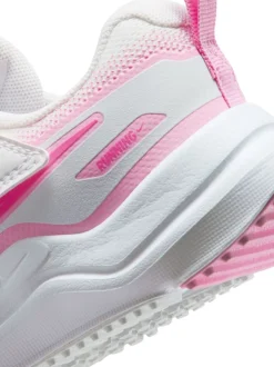 Blanc/Rose - Nike Baskets de course Cosmic Junior