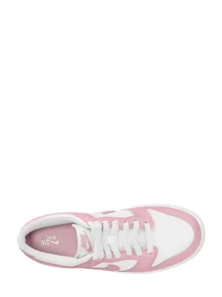 Blanc/rose doux moyen - Nike Youth Dunk Low Trainers