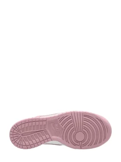 Blanc/rose doux moyen - Nike Youth Dunk Low Trainers