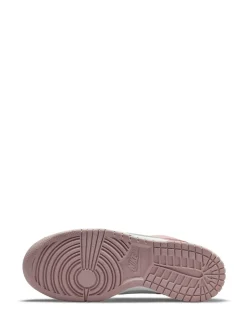 Blanc/rose pâle - Nike Youth Dunk Low Trainers