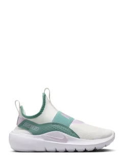 Blanc/vert rose - Baskets Nike Junior Flex de running 4