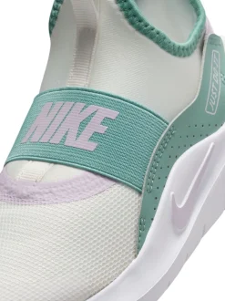 Blanc/vert rose - Baskets Nike Junior Flex de running 4