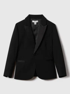 Blazer de smoking Reiss Knightsbridge à simple boutonnage en mélange de laine