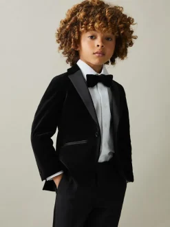 Blazer Reiss Ace coupe droite en velours