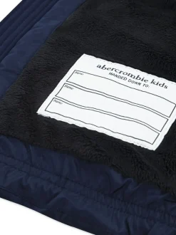 Bleu - Abercrombie & Fitch Doudoune mi-épaisse à logo