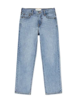 Bleu - Abercrombie & Fitch Jean coupe large