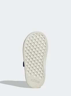 Bleu - adidas Grand Court 2.0 Baskets à lacets élastiques bébé