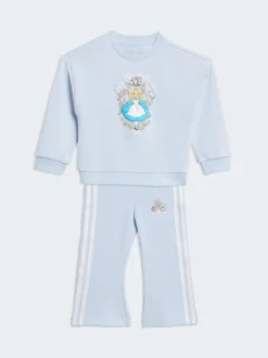 Bleu - adidas Originals Disney Alice au pays des merveilles Sweat-shirt et Leggings évasés Ensemble bébé
