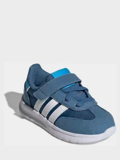 Bleu - adidas Run 70s 2.0 Baskets bébé à crochets et boucles