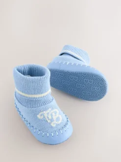 Bleu - Baker by Ted Baker chaussons en maille Bébé garçon